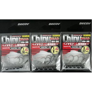 เบ็ดหัวจิ๊ก Decoy Chinu Head SV-30