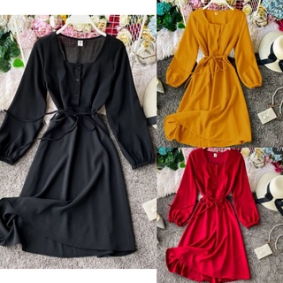 Nebil nana ชุดเดรส 3 สี (N)