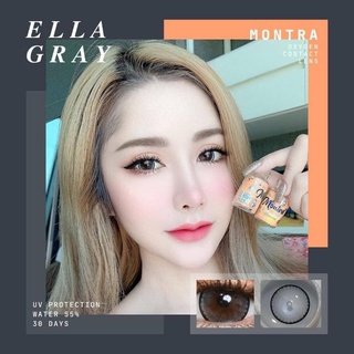 ⚡Montralens⚡Ella Gray💥มนตราเลนส์💥บิ๊กอายตาโต💥คอนแทคเลนส์สายตา💥คอนแทคเลนส์กรองแสง💥แถมฟรีตลับทุกคู่