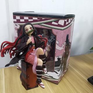 Kamado Nezuko Demon Slayer Kimetsu No Yaiba 1/8 Scale Pvc Figure Doll Model Toy Figurals