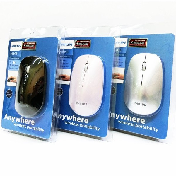 💥💥พร้อมส่ง💥💥 เมาส์ไร้สาย PHILIPS Wireless Mouse M305 (SPK7305) 🚩🚩รับประกัน 2 ปี🚩🚩