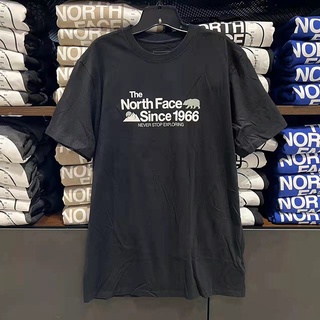 The North FACE North เสื้อยืดลําลอง สําหรับผู้ชาย ผ้าฝ้าย แขนสั้น คอกลม พิมพ์ลายโลโก้ตัวอักษร Vitality