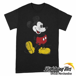 เสื้อยืด ผ้าฝ้าย พรีเมี่ยม พิมพ์ลาย Disney Mickey Mouse Cool Moive Fans