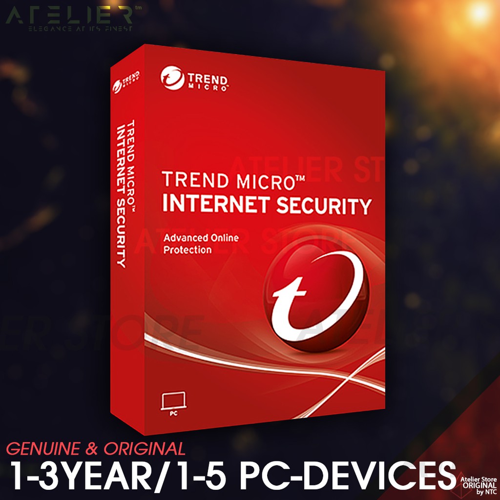 Trend Micro Internet Security (1-3 ปี/1-5 เครื่อง)