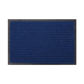 พรมอัดลอนฟูก (ขอบเรียบ) รุ่น CM1001 ขนาด 40 x 60 ซม. สีน้ำเงิน พรมเช็ดเท้า Mattress Filled Carpet (Smooth Edge) Model CM