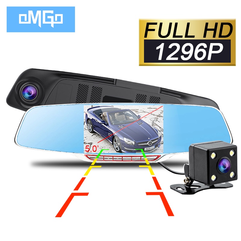 EKLEVA 2K Car Mirror DVR 12 Inch Rearview Mirror 1440P Dash Camera Dual