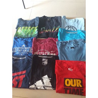 เสื้อยืดมืสองUSAแบรนด์กีฬามีอNikeAdidasunderเกรดBจ้าเฉพาะไลฟ์สดจ้าราคา35บาท3ตัว100บาท