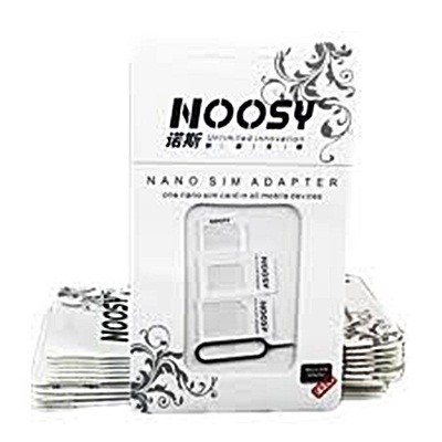 NOOSY  แท้ sim ซิม adapter 4 in 1 สี ขาว สี ดำ