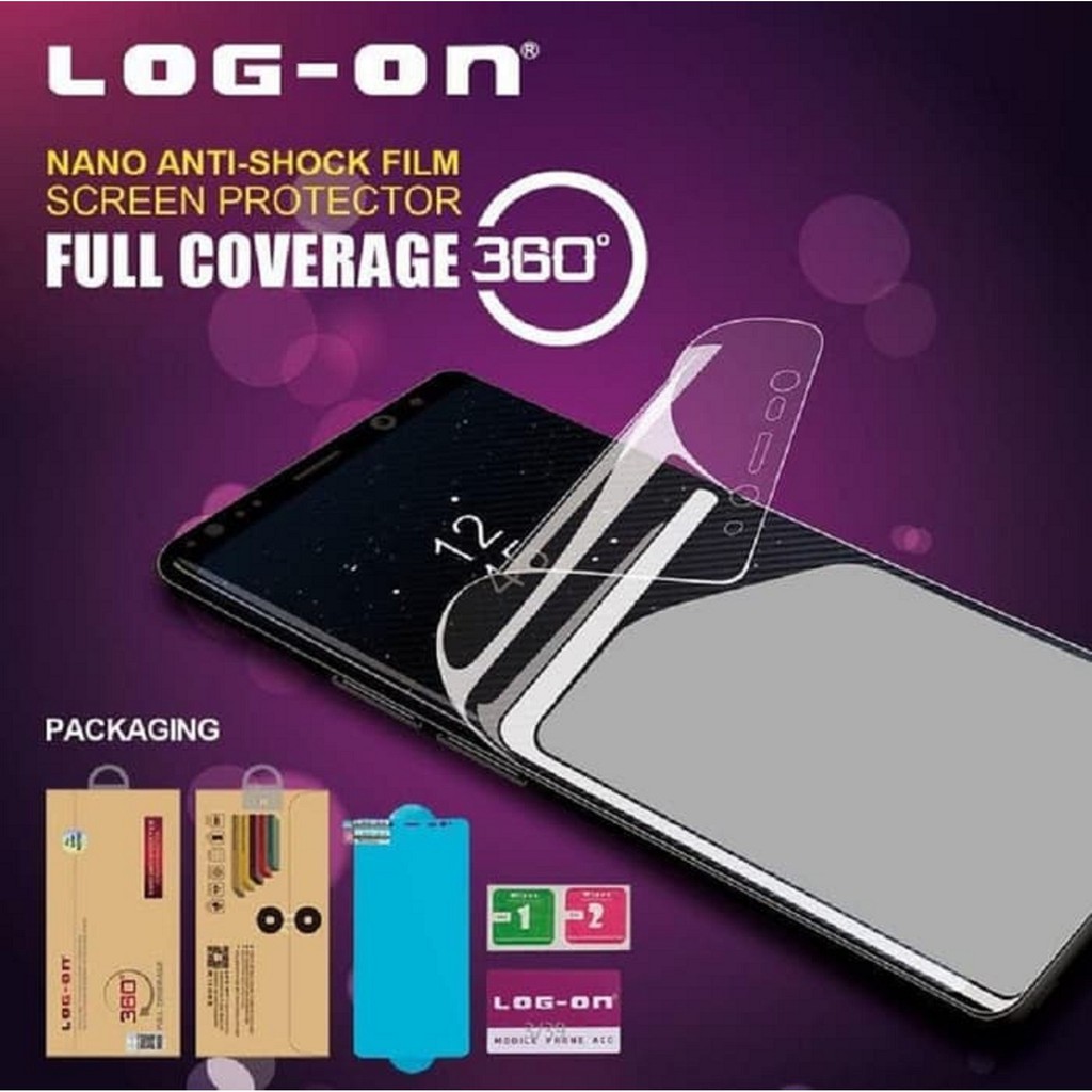 LOG-ON SAMSUNG M20 ANTI BREAK SHOCK ANTI SCRATCH JELLY FULL CURVED FRONT BACK