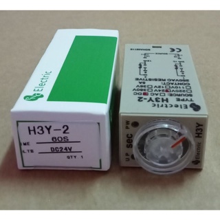 ทามเมอร์ Delay Timer time Relay H3Y-2 DC24V 60S