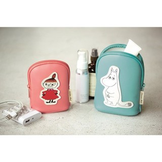 พร้อมส่ง MOOMIN × Samansa Mos2 กระเป๋าเครื่องสำอาง 2 ใบ และป้ายห้อย