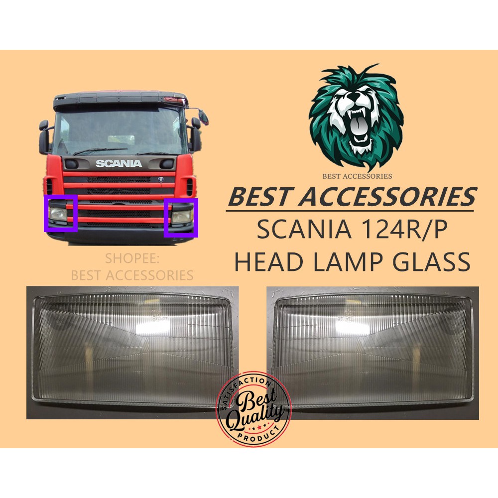 SCANIA 124 HIGH/LOW MODEL HEAD LAMP กระจกเฉพาะสูง QUALITIES