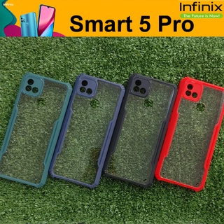 เคส  Ultra Hybrid ขอบยางกันกระแทก ฝาหลังใส สำหรับ Infinix Smart 5 Pro