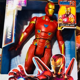 Model Ironman โมเดลหุ่นไอรอนแมน สูง 11 นิ้ว มีเสียง มีไฟ