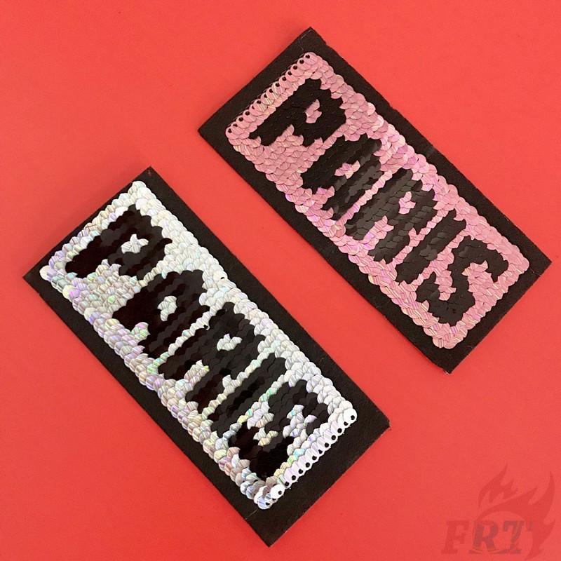 แผ่นแพทช์ปักเลื่อม 1 ชิ้น（☸ Letter Sequins Iron-On Patch ☸）