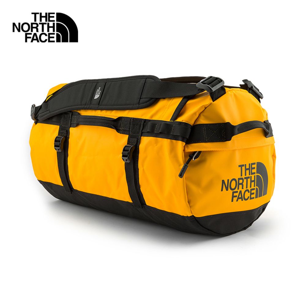 THE NORTH FACE BASE CAMP DUFFEL-S -SUMMIT GOLD TNF BLACK กระเป๋าใส่สัมภาระ UNISEX