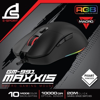 เมาส์เกมมิ่ง รุ่นใหม่ SIGNO E-Sport รุ่น GM-991 MAXXIS Macro Gaming Mouse