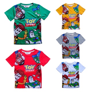 มีเก็บปลายทาง‼️งานป้าย เสื้อยืดเด็ก เสื้อคอกลม ลายการ์ตูน