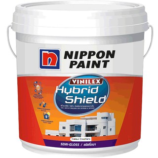 สีน้ำกึ่งเงา นิปปอนเพนต์ วีนิเลกซ์ ไฮบริด ชิลด์ ขนาด 1 แกลลอน Nippon Hybrid Shield Semi-Gloss