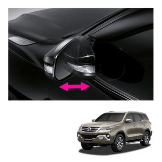 ชุดพับกระจกข้างอัตโนมัติ สีดำ 1 ชิ้น ของแท้ สำหรับ โตโยต้า Toyota ฟอร์จูนเนอร์ Fortuner SUV ปี 2015 2016 2017 2018 2019