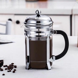 กาชงกาแฟ เหยือกชงกาแฟ เฟรนช์เพรส เครื่องชงชากาแฟสแตนเลส French Press 350ml