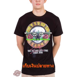 เสื้อยืดวินเทจเสื้อวง Guns N Roses เสื้อ กันส์แอนด์โรสเซส เสื้อวินเทจ เสื้อยืดผช เสื้อวินเทจ RCM1712S-5XL