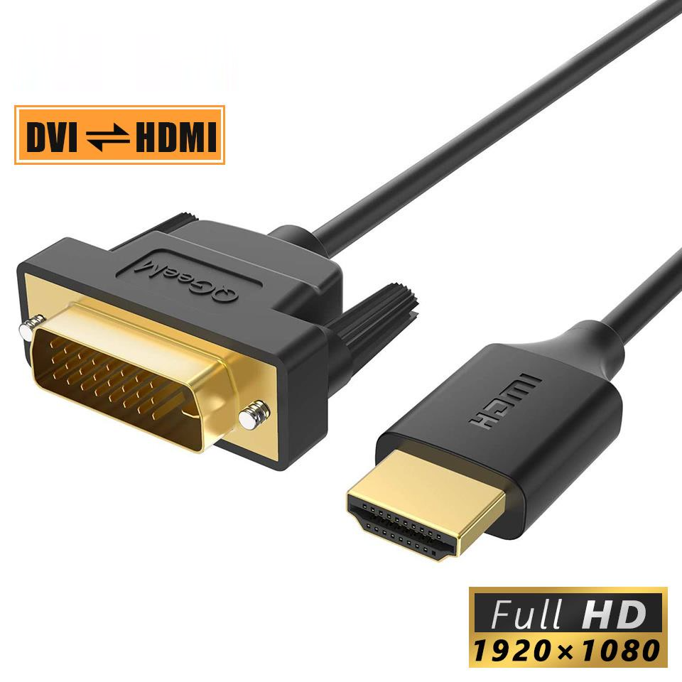 HDMI to DVI Cable HDMI DVI BiDirection Adapter for Xbox Serries X PS5