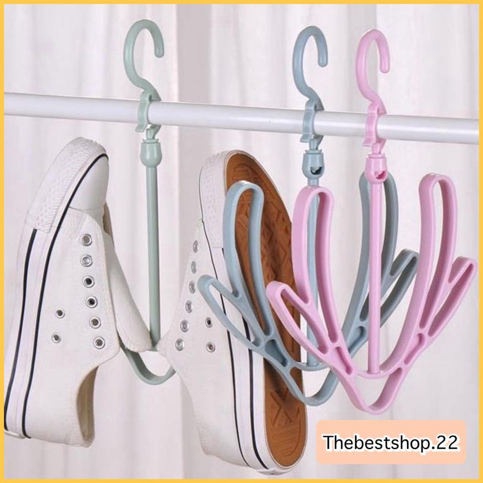 ที่แขวนรองเท้า พลาสติก แบบหมุนได้ 360 องศา  #E-0029