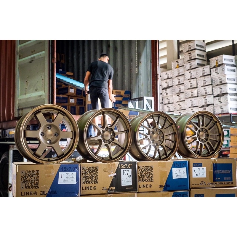 ล้อแม็ก ขอบ 15 Te37 Ce28 Re30  SE37 แม็กใหม่ ขอบ15 / ราคาต่อ 4 วง