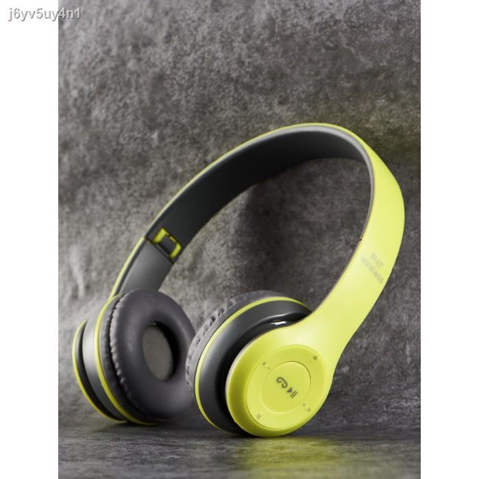 2021หูฟังบลูทูธแบบครอบ ไร้สาย หูฟังไร้สาย หูฟังครอบหู P47 Wireless Bluetooth Headphones