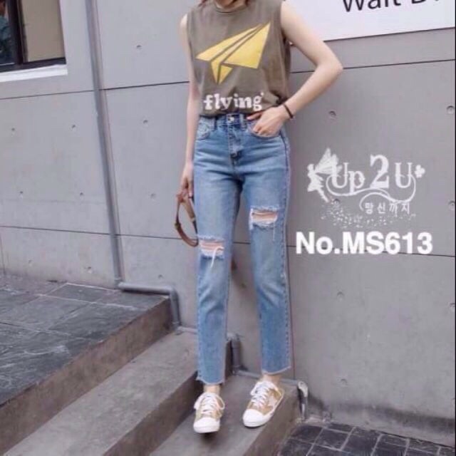 👖My [🔥HOT🔥พร้อมส่ง] กางเกงยีนส์ขายาว👖 Style