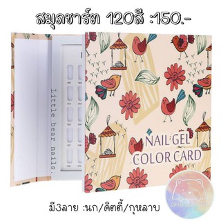 สมุดชาร์ตโชว์เล็บ 120สี