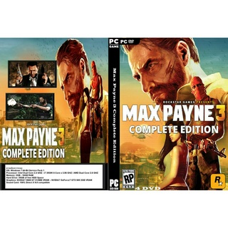 แผ่นเกมส์ PC Max Payne 3 Complete Edition (4DVD)