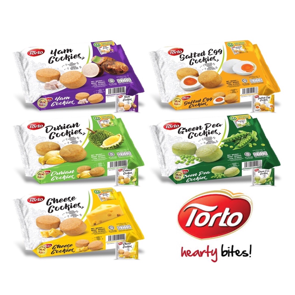 Torto Asian Cookies 16 Convi-Packs เอเชียน คุกกี้