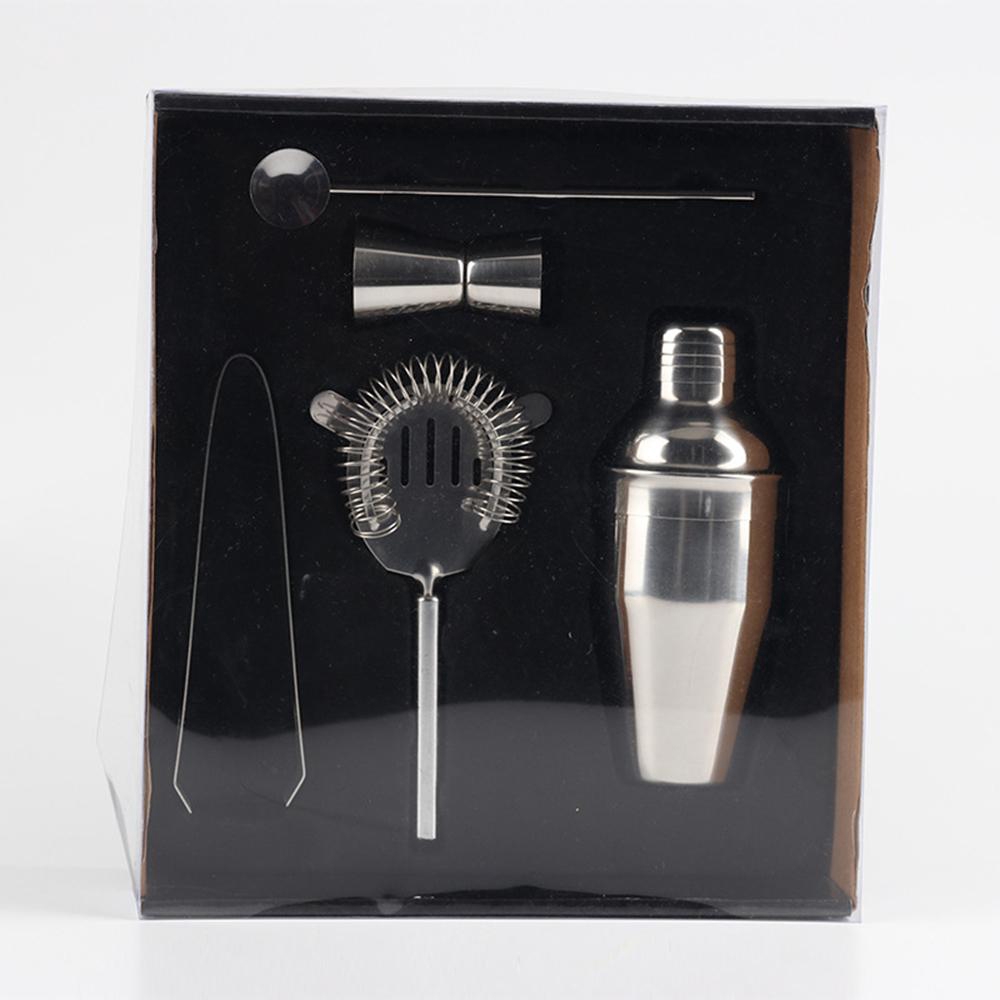 Cocktail shaker kit Jiggers 5PCS Antirust Antileak Stainless Steel