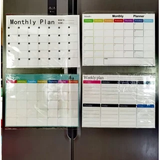 กระดานแม่เหล็ก Weekly/Monthly✴️แถมปากกา8สี✴️
