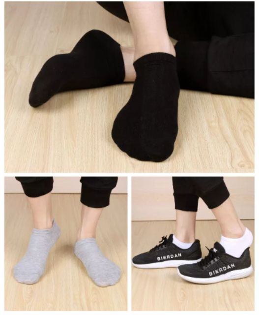 ถุงเท้าข้อสั้น ใส่ทำงาน หนานุ่ม ใส่สบาย ฟรีไซต์ ชาย-หญิง คู่ละ9บาท - รูปที่ 2