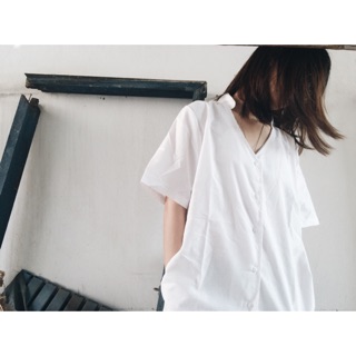 Mandarin collar dress shirt