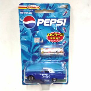 รถเหล็ก Majorette ฟอร์ด เป๊ปซี่ Pepsi-Cola สีน้ำเงิน Ford Thunderbird 57 Blue