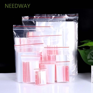 Needway ถุงพลาสติกใสสําหรับใส่ขนม 100 ชิ้น