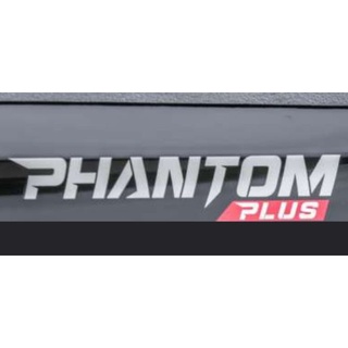 สติ๊กเกอร์ ตัด ไดคัต PHANTOM PLUS  (สีขาวแดง) ตามภาพ ขนาดความยาว 45 ซม. (ราคาต่อ 1 แผ่นนะคะ) วัสดุเป็น PVC