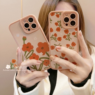 เคสโทรศัพท์มือถือ แบบนิ่ม ลายดอกไม้ สําหรับ Apple Iphone 13promax 12 14 XS 8p 11 xr Ta4 gr7