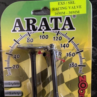 Arata EX5 / WAVE125 / SRL / KRISS วาล์วแข่งรถ 25/29 26/30 28/32 27/31 26/32 30/34 32/36 34/38