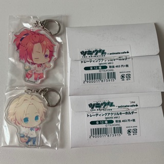 [Tsukiuta] พวงกุญแจ อนิเมทคาเฟ่ picnic ver. (โย, อาโออิ) (Animate cafe : Acrylic key holder)