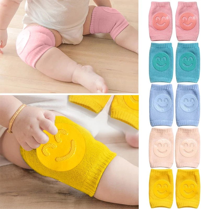 สนับเข่าเด็ก 1คู่ ปกป้องเข่าหัดคลาน ถุงเข่าเด็ก กันลื่น สำหรับ 1- 3 years