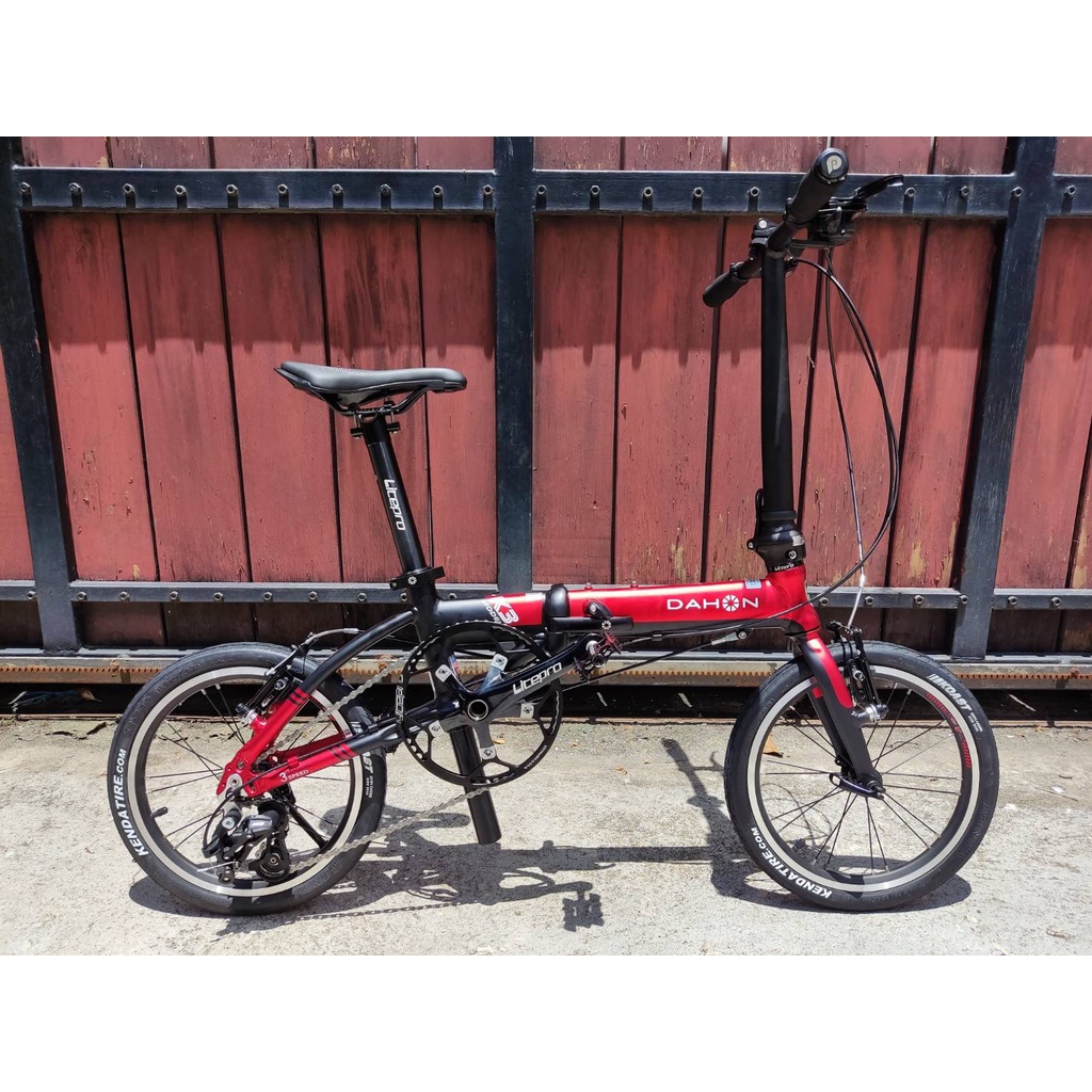 จักรยานพับ Dahon k3 ของแท้ มือ 1 สีแดง เกียร์ 3 สปีด