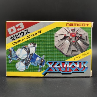 XEVIOUS Famicom FC มีเฉพาะกล่อง สภาพปานกลาง ไม่มีตลับและคู่มือ มีกล่องใสสวมกันรอย นำไปวางโชว์ ไม่ต้องกลัวเป็นรอยเพิ่มเติ