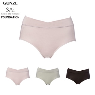 Direct from Japan GUNZE Panties SAi [Panties that completely cover the buttocks on days when tightness is bothersome] Cross design, Tencel Modal Ethical SA1070 Ladies, Pregnant women, Nursing mothers