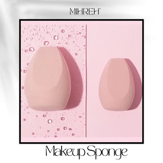 (พร้อมส่ง) Mihreh ฟองน้ำแต่งหน้า ไม่กินรองพื้น เนื้อละเอียดนุ่ม ชุบน้ำแล้วพองตัว แถมฟรี!!! ที่ใส่ฟองน้ำสำหรับพกพา