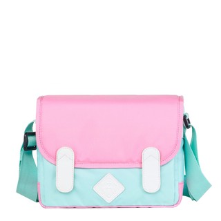 กระเป๋ากล้อง MHWstreetwear สีเขียว/ชมพู สะพายข้าง camerabag sidebag crossbody shoulderbag